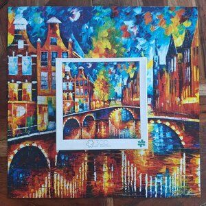 Buffalo Amsterdam 300 Piece‎ Puzzle Painting Colorful Bridge Architecture